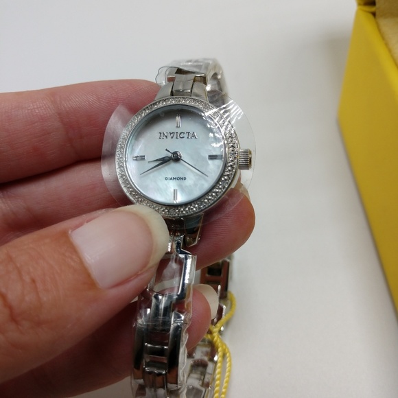 Invicta Wildflower Mother of Pearl SS Watch 0238 - Picture 4 of 8